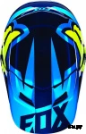 Козырек к шлему Fox V1 Race Helmet Visor Blue/Yellow