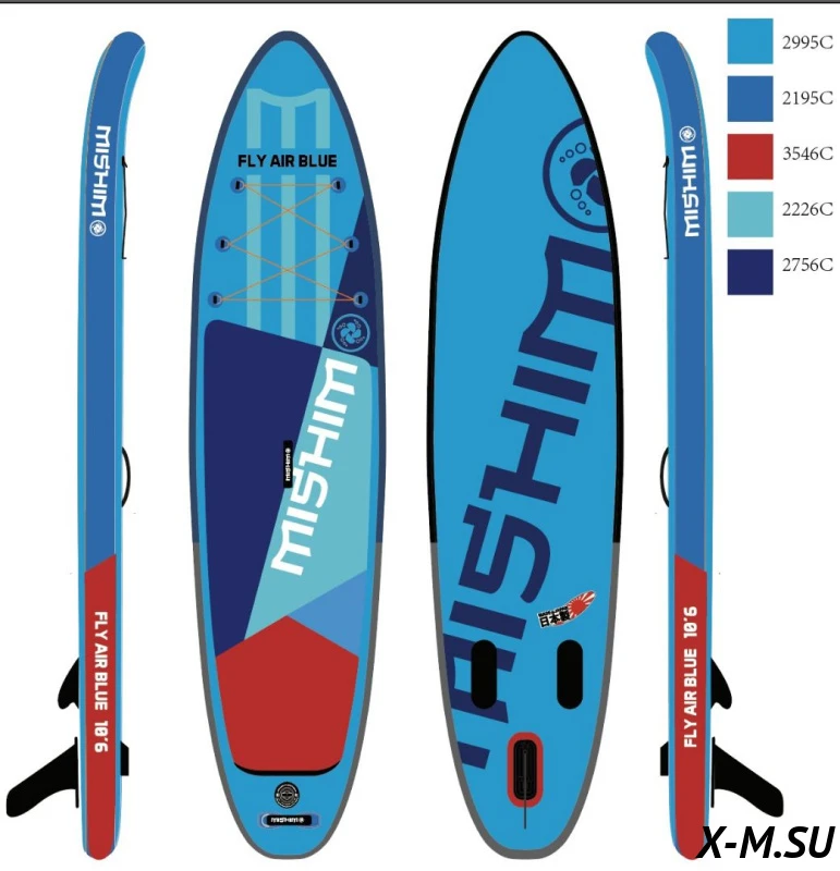 SUP (САП) Доска MISHIMO FLY AIR BLUE 11’ (335см) SUP (САП) Доска MISHIMO FLY AIR BLUE 11’ (335см)