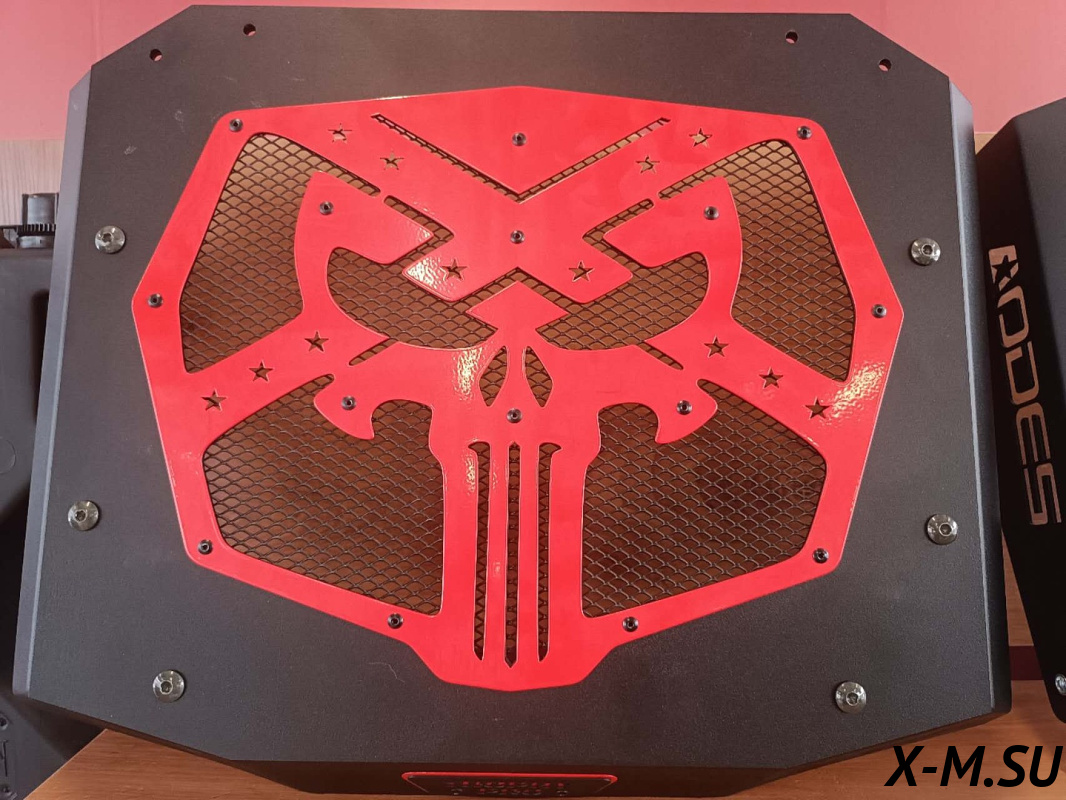 Вынос радиатора накладка "Череп" ATV AODES PATHCROSS 650-1000