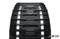 Гусеница увеличенного зацепа 23мм для снегохода Ермак 600L/800L  Полярник (80 шагов)