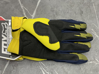 Перчатки взрослые FOX XD2-1 цв. Сине-желтый  р. XXL