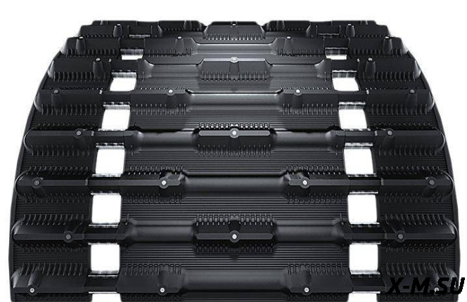 Гусеница ТАЙГА-600/STELS (шипованная) Длина- 3937 мм (155") Ширина- 600 мм (24") Шаг- 63,5 мм (2,5