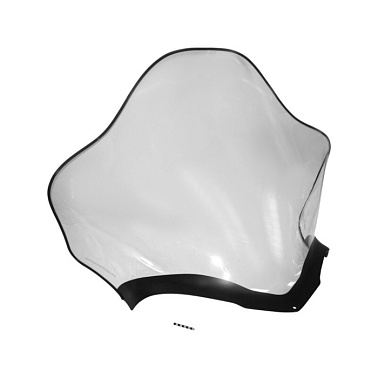 Стекло ветровое для снегохода STELS S800 Росомаха усовершенств. (высота 69см, толщина 3мм, ПЭТг)