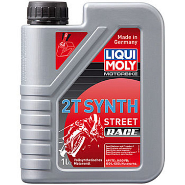 Масло LiquiMoly Motorbike 2T Synth Race Street 1л