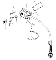 Набор ключей, дросселей и рупоров, 15000A14 4-Х ТАКТНОГО ПЛМ MERCURY 30 Серийный номер от 1C109093 и выше