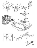 Shift, Electric 4-Х ТАКТНОГО ПЛМ MERCURY 15 Carb(2CYL) Серийный номер от 0R235949 и выше