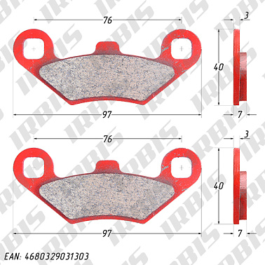 Колодки тормозные дисковый POLARIS FA159