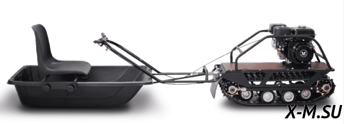 Мотобуксировщик НОРКА 380 MINI 8 л.с.