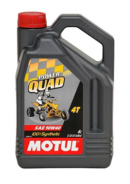 Масло моторное 10w40  син, 4T Power Quad 4л