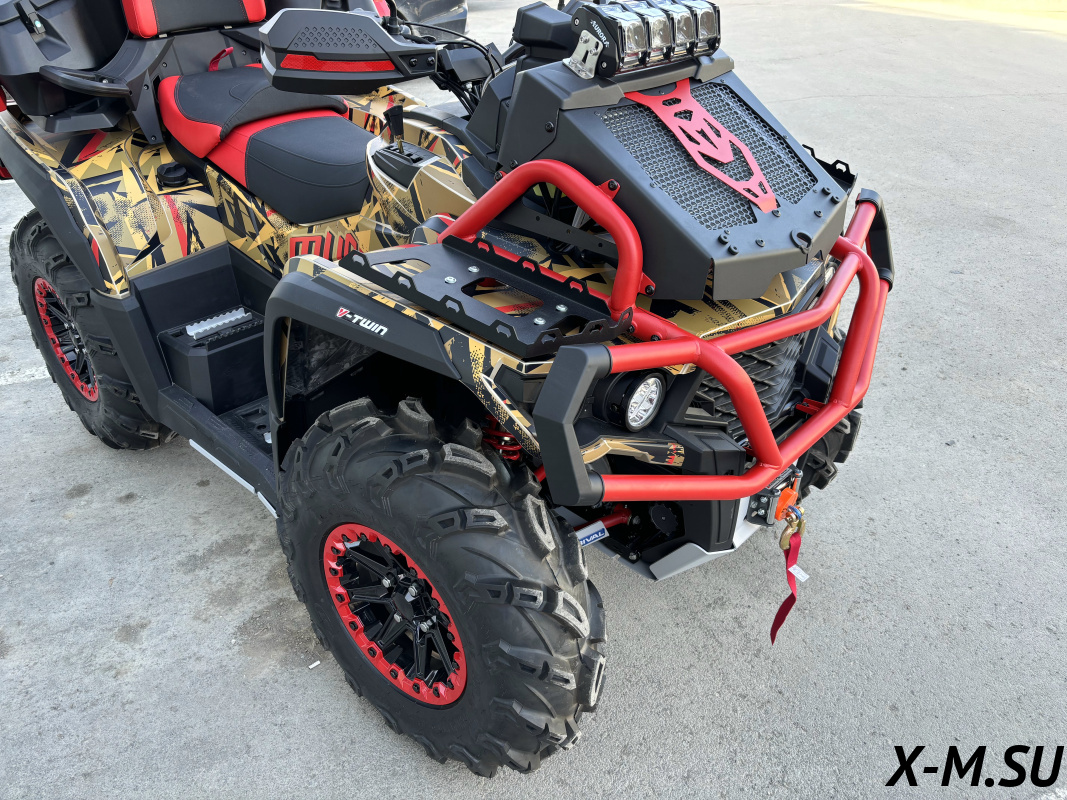 Квадроцикл AODES PATHCROSS MAX 1000 MUD PRO XE LCD двухместный (RATTLESNAKE)