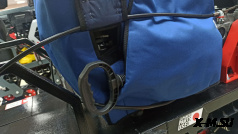 Чехол  НОВОГО обр. для двигателя мотобуксировщика  9 - 15л.с. (на СТАЛЬНОЙ капот, LIFAN, ZONG)